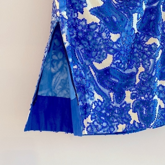 Gorgeous 2 piece dress blue ivory with sequins from a boutique in Saint Thomas M - Picture 11 of 15